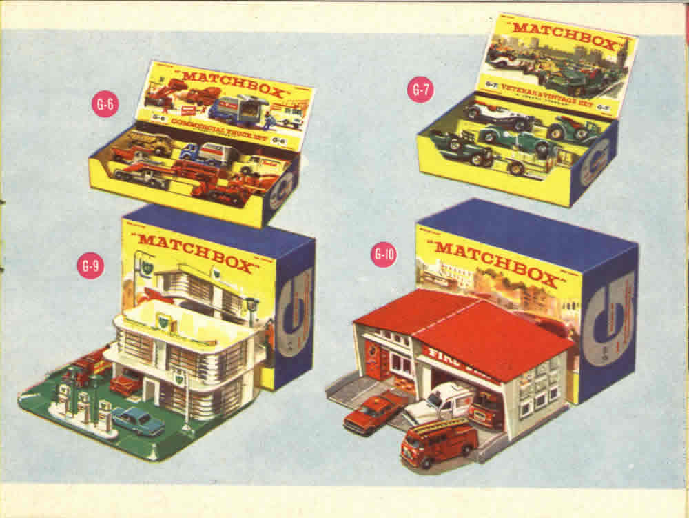 Matchbox Lesney 1964 catalog Gift sets 6 to 10