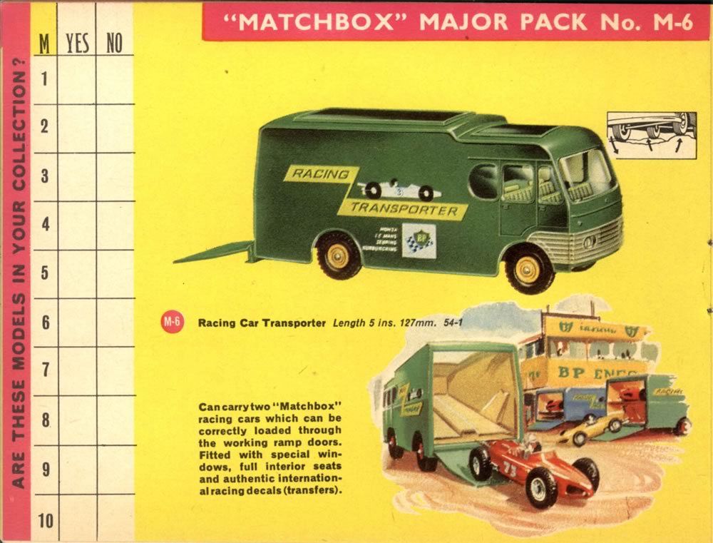 matchbox racing transporter