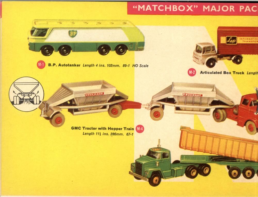 matchbox fruehauf hopper train