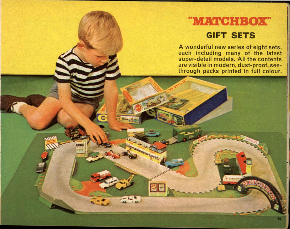 Matchbox Lesney 1966 catalog page 19, Gift Sets