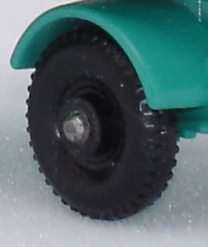 black plastic wheel, 2D Mercedes Trailer