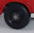 48C Dodge Dumper Truck black plastic wheels - fine
