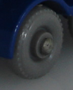 10C Sugar Conatiner Truck gray plastic fine tread wheels