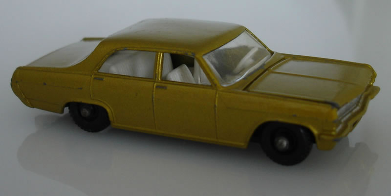 Matchbox Lesney 36C1 Opel Diplomat, gold body, silver plastic motor ...